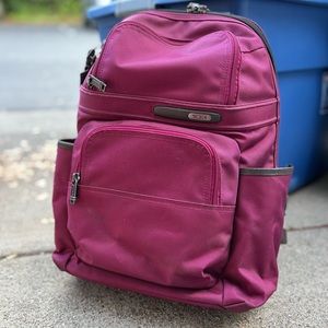 Pink Tumi Backpack